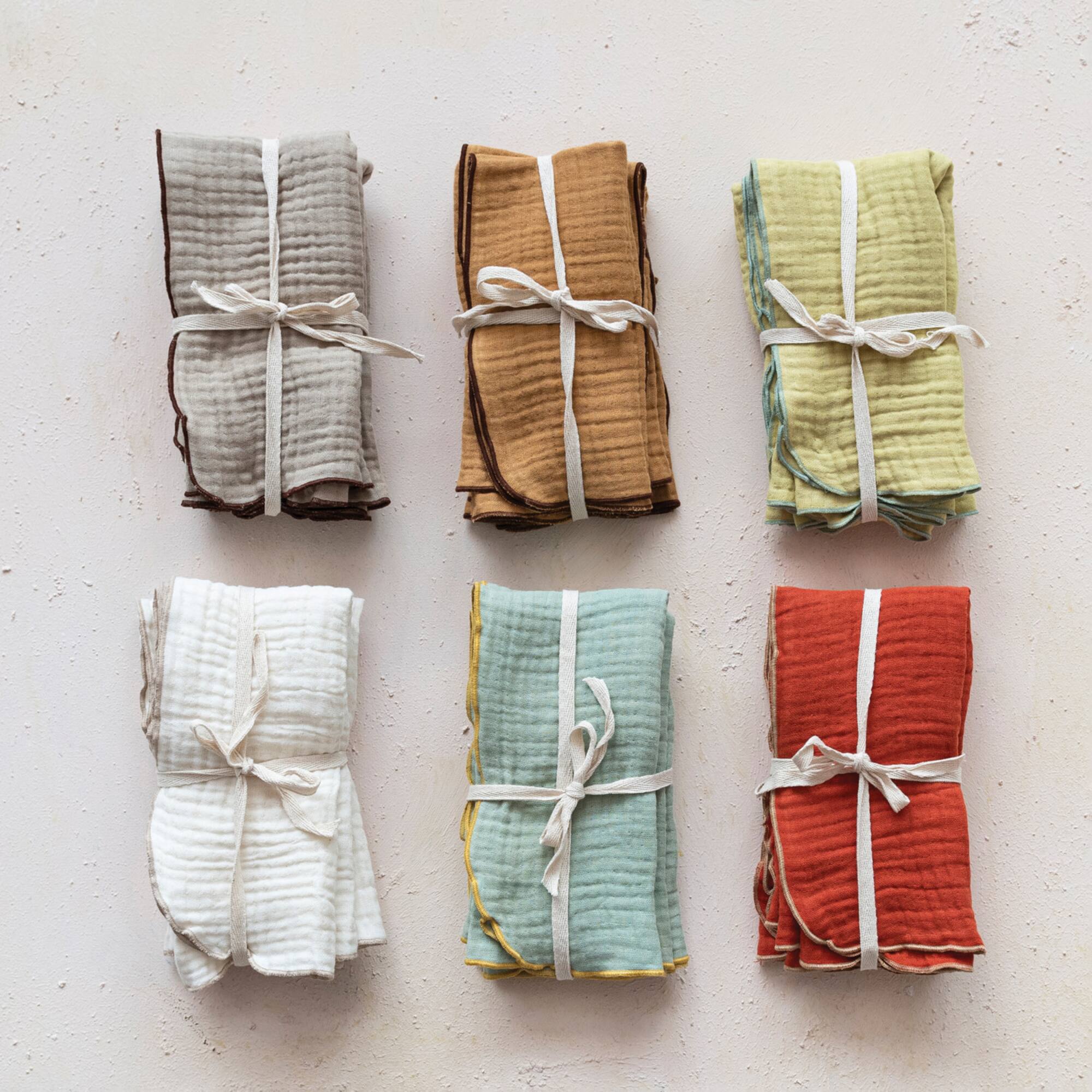 Hello Honey® Square Woven Double Cloth Napkins Set